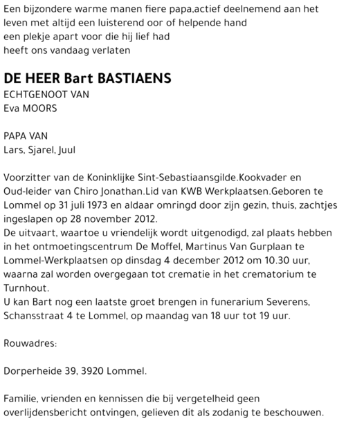 Bart Bastiaens