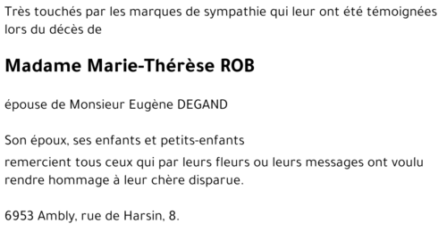 Marie-Thérèse ROB