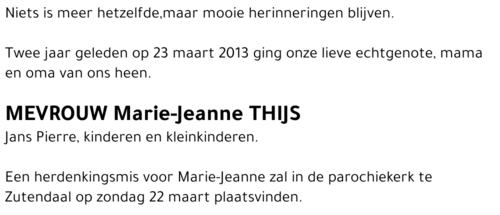 Marie-Jeanne Thijs