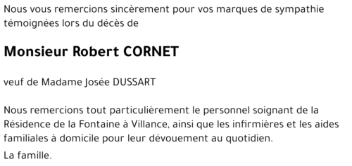 Robert CORNET