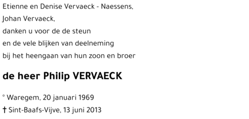 Philip VERVAECK