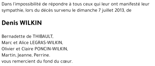 Denis WILKIN