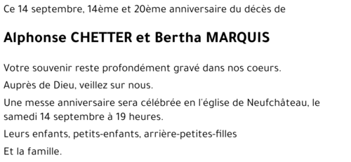 Bertha MARQUIS