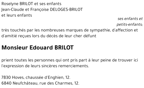 Edouard BRILOT