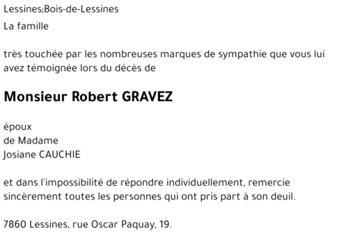 Robert GRAVEZ