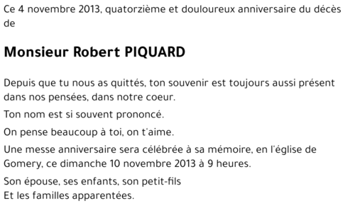 Robert PIQUARD