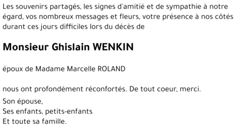 Ghislain WENKIN