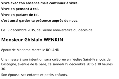 Ghislain WENKIN