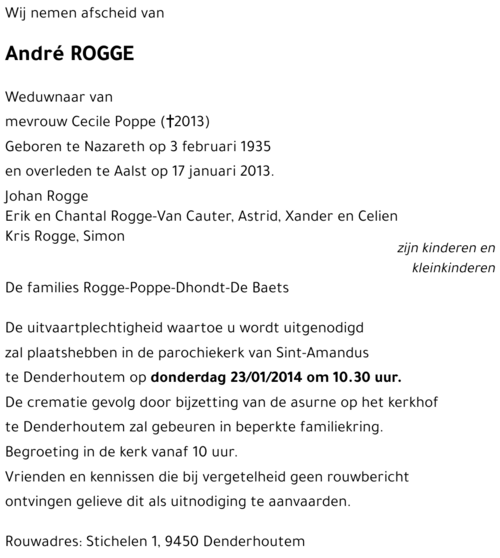 André ROGGE