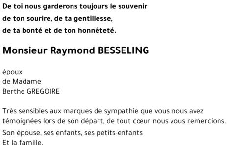 Raymond BESSELING