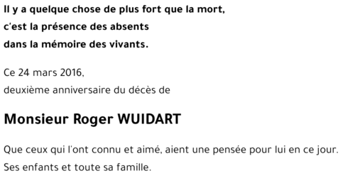 Roger WUIDART