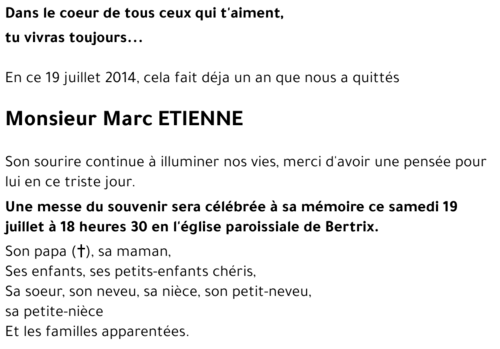 Marc ETIENNE