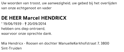 Marcel Hendricx