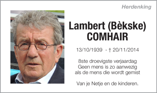 Lambert Comhair