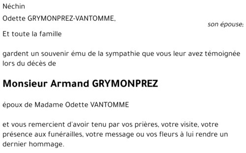 Armand GRYMONPREZ