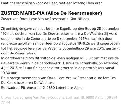 Alice De Keersmaeker