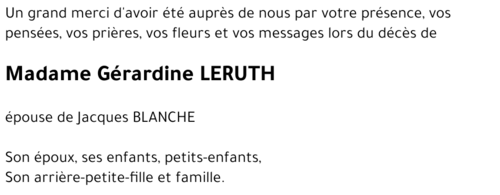 Gérardine LERUTH