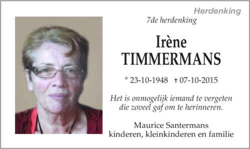 Iréne Timmermans