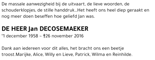 Jan Decosemaeker