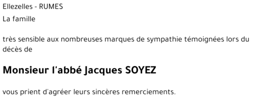 Jacques SOYEZ