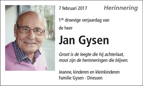 Jan Gysen