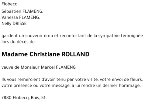 Christiane ROLLAND