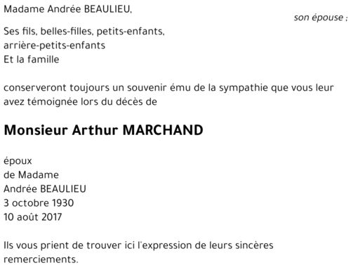 Arthur MARCHAND