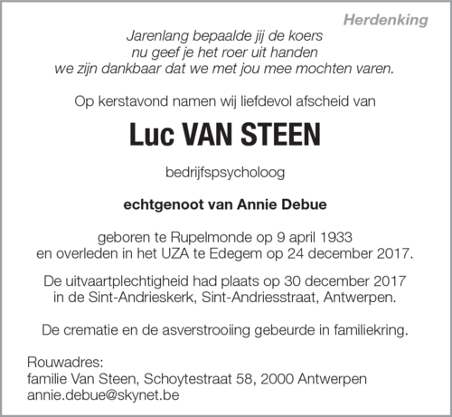 Luc Van Steen