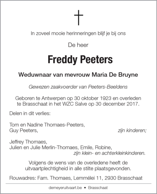 Freddy Peeters