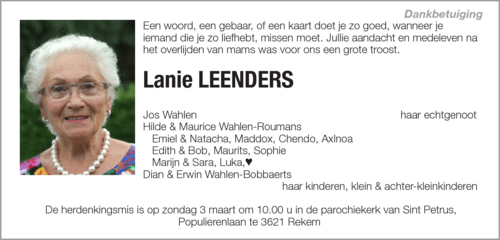 Lanie Leenders