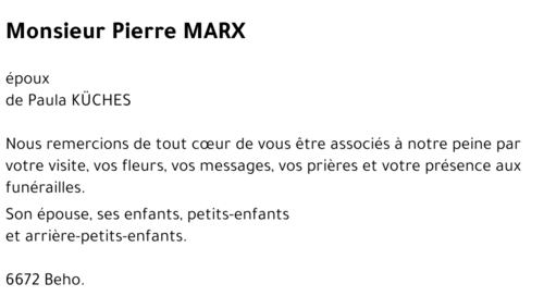 Pierre MARX