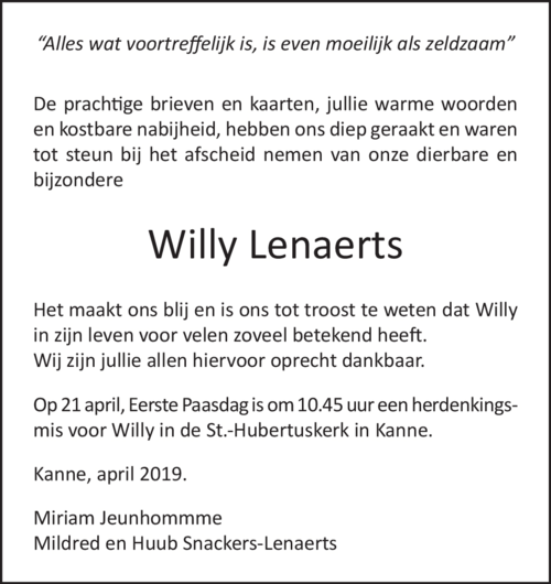 Willy Lenaerts