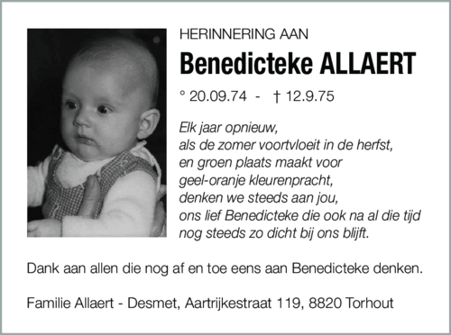 Benedicteke Allaert