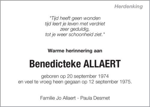 Benedicteke Allaert