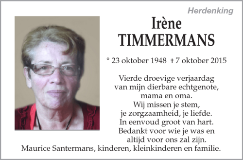 Irène TIMMERMANS