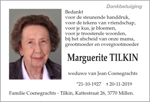 Marguerite Tilkin