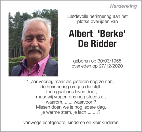 Albert De Ridder