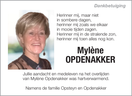 Mylène Opdenakker