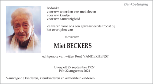 Miet Beckers