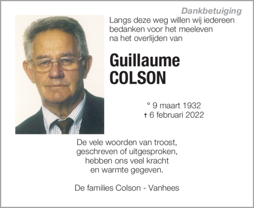 Guillaume COLSON