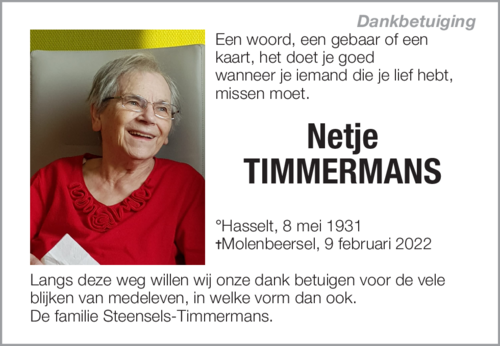 Netje Timmermans