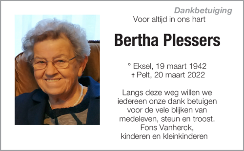 Bertha Plessers