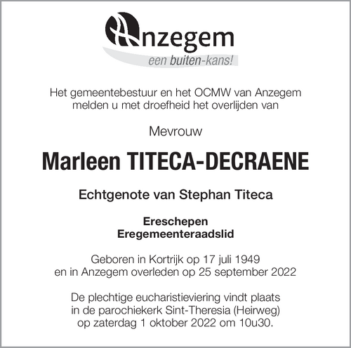 Marleen Titeca-Decraene