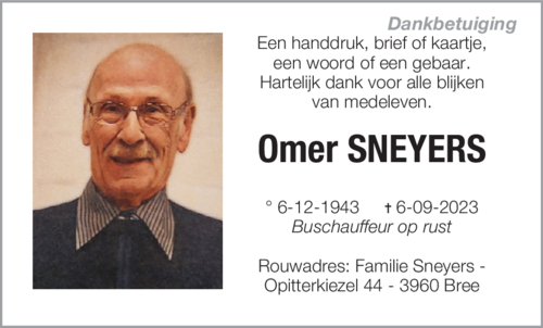 Omer Sneyers