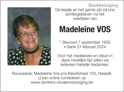 Madeleine Vos