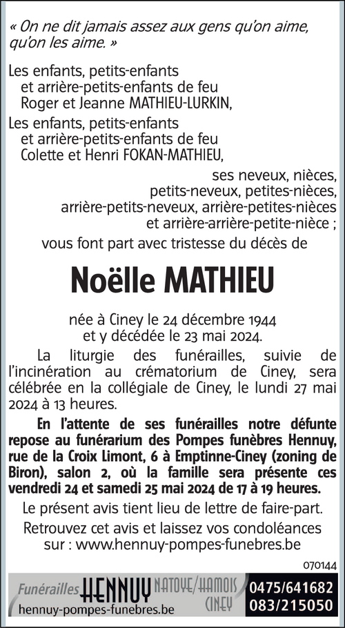 Noëlle MATHIEU